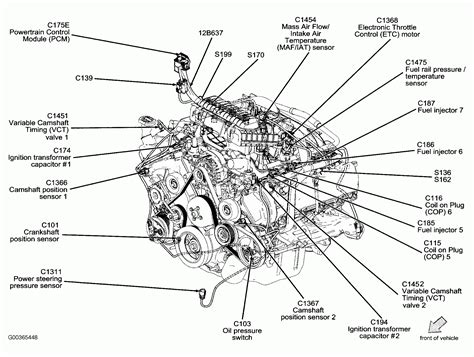 mustang engine parts diagram 