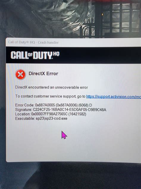 mw3 crashing directx error, [solved] game_ship.exe crash error in modern warfare 2
