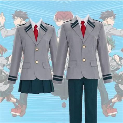 my hero academia uniform unisex costumes