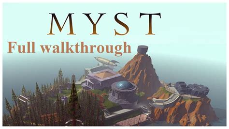 Myst Walkthrough Xbox