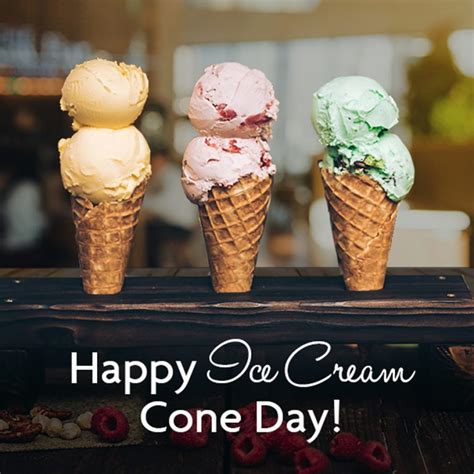 national ice cream cone day