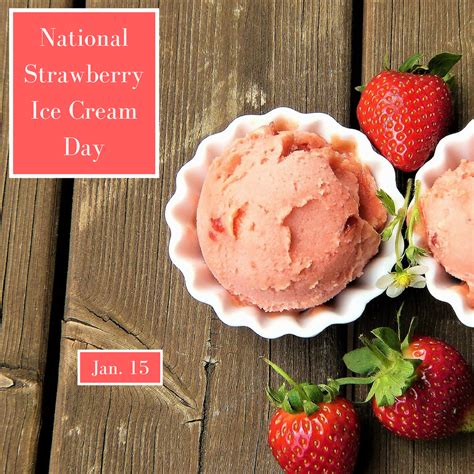 national strawberry ice cream day
