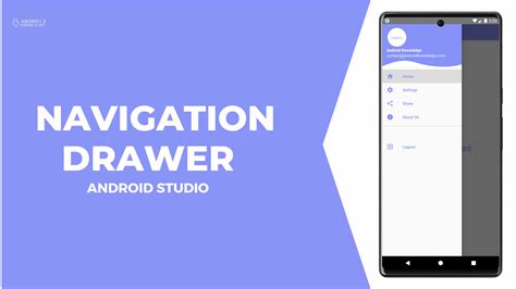 navigation drawer android studio, Android studio navigation drawer with fragment and activity || custom