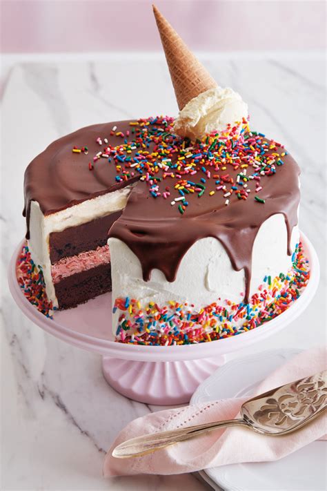 neopolitan ice cream cake