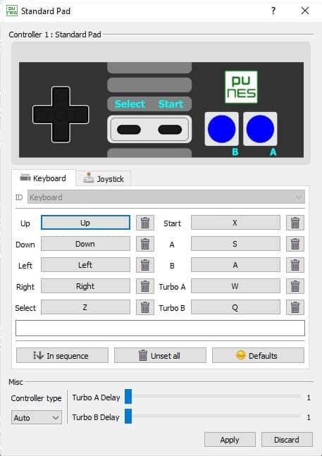 nes emulator keyboard controls, Punes emulator nes linux windows source open ghacks turbo keys arrow select start left down right up. Punes is an open source nes emulator for windows and linux