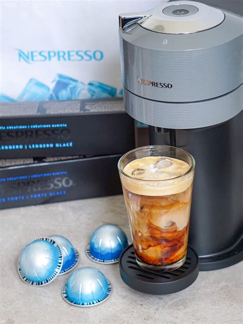 nespresso machine iced latte