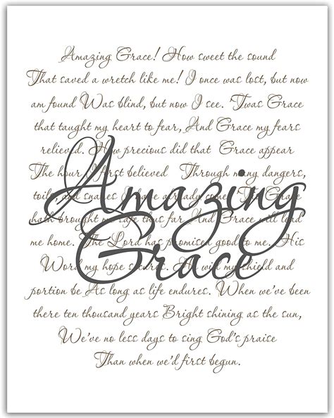 new Amazing Grace