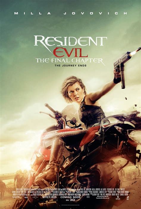new Resident Evil: The Final Chapter
