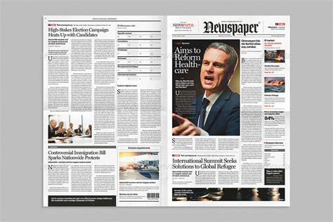 newspaper tabloid banner, Sensational tabloid newspaper banner headline isolated on white with