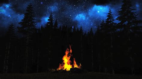 night time fire background, Night fire wallpapers