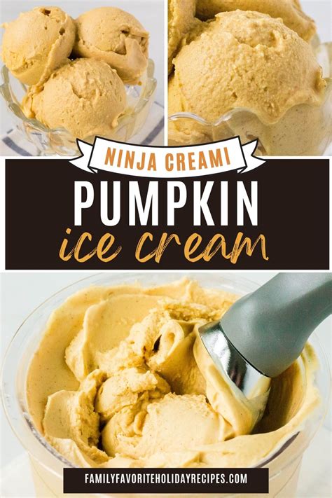 ninja creami pumpkin ice cream