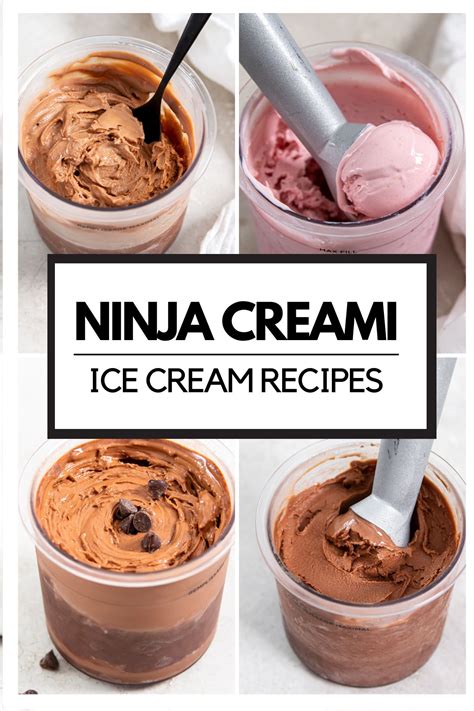 ninja ice cream recipes