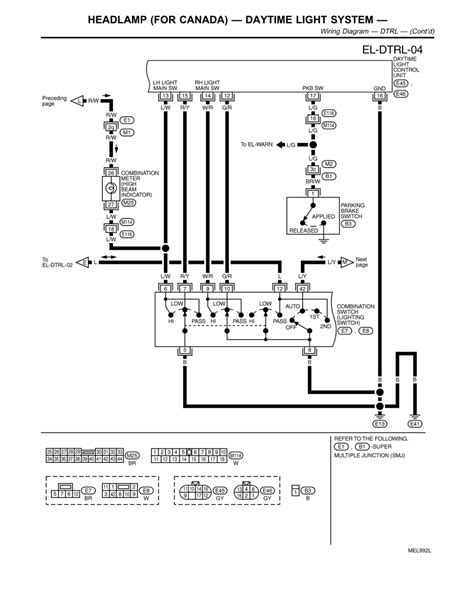 nissan pathfinder lights diagram 