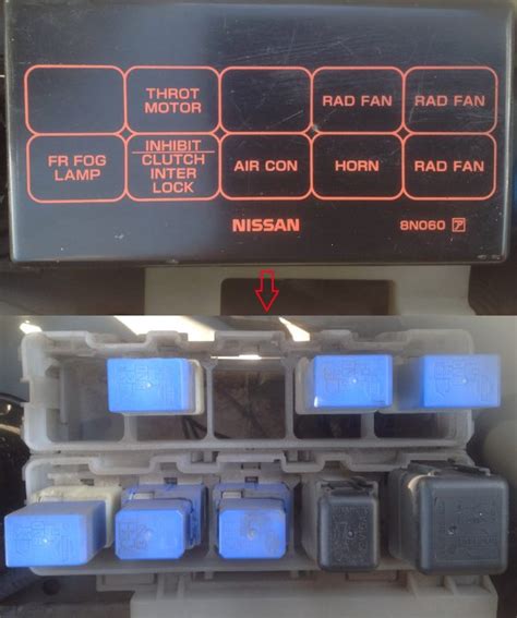 nissan sunny fuse box diagram 