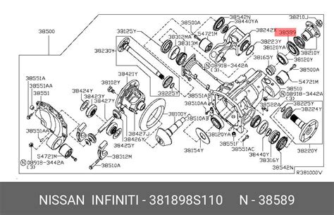 nissan transmission parts diagram 