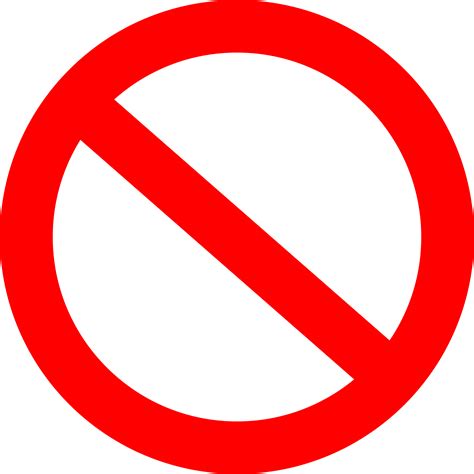 no sign with transparent background, Free no sign transparent background, download free no sign transparent
