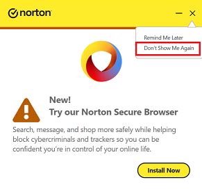 norton 360 pop up blocker, How do i stop all sales and marketing pop-ups from norton?