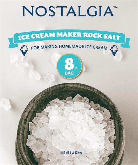 nostalgia ice cream maker rock salt