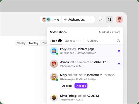 notification inbox ui design, Notification inbox message write message onboarding screen for mobile