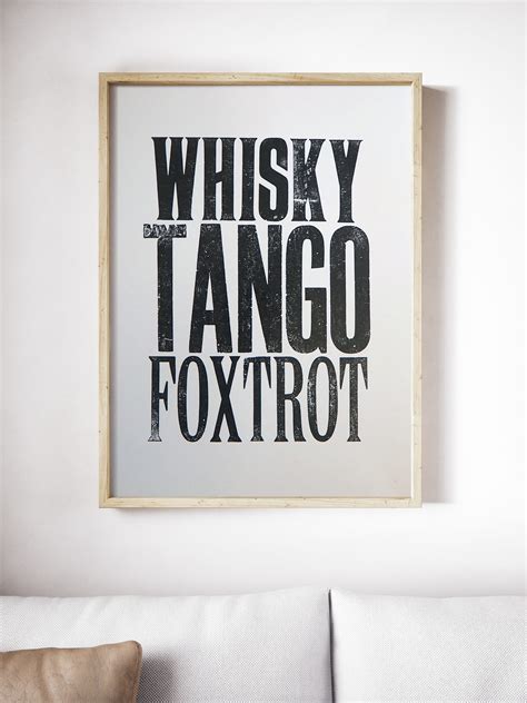 nouveau Whiskey Tango Foxtrot