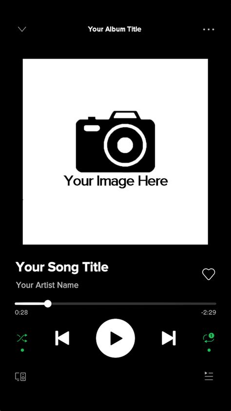 Now Playing Spotify Template