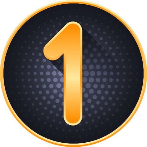 number 1 icon, Number 1 icon #353195