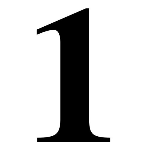 number 1 plain basic font image, Silhouette silhouettes printableparadise pop. Printable solid black number 1 silhouette