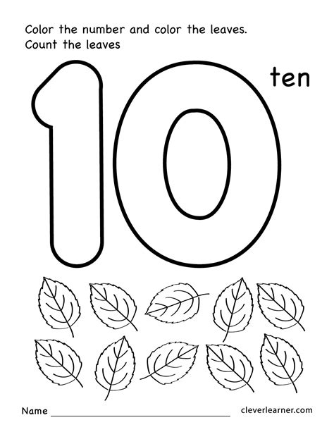 number 10 drawing printable, Número 10 free printable numbers, printable worksheets, printable