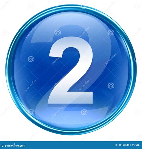 number 2 blue button icon, Number 2 button icon png images & psds for download