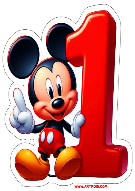 numero 1 mickey mouse animado, Mickey mouse numero 1