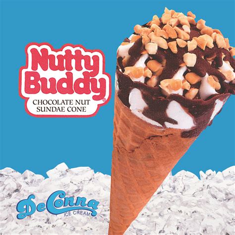 nutty ice cream cone