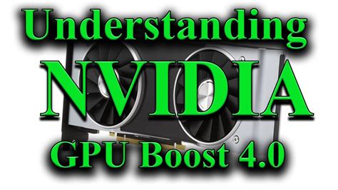 nvidia boost 4.0, Gpu boost