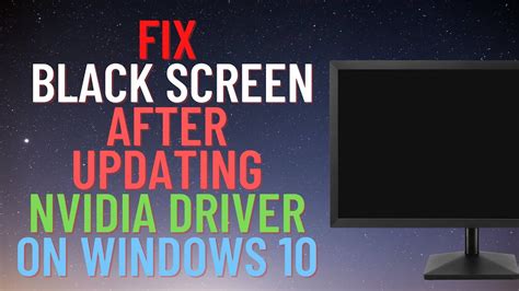 nvidia driver update black screen, How to update nvidia drivers