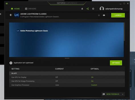 nvidia drivers experience optimize, Nvidia geforce experience studio drivers optimize creative apps. Geforce nvidia optimize idg patrick