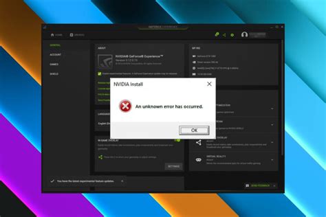nvidia geforce an error occurred, Nvidia geforce now download again