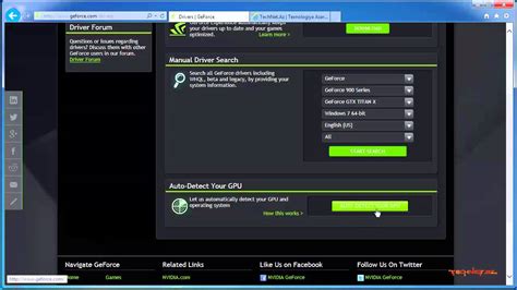 nvidia geforce auto detect driver, How to download and update nvidia drivers