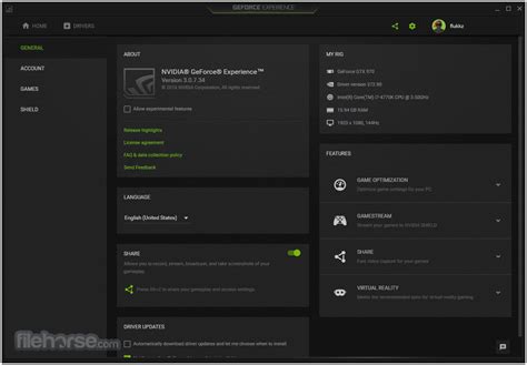 nvidia geforce experience version 3.27.0.112, Download geforce experience