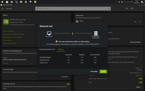 nvidia geforce now bandwidth requirements, System requirements for cloud gaming