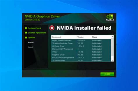 nvidia graphics driver failed to install windows 11, Nvidia graphics driver installer