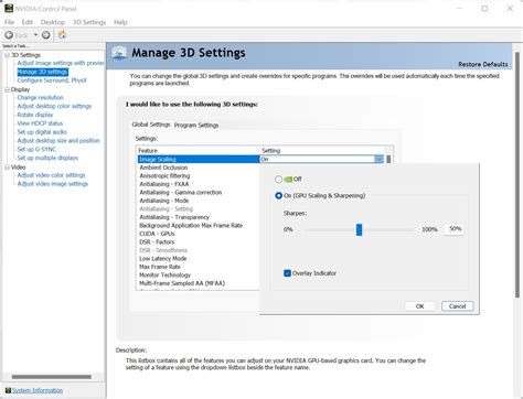 nvidia image scaling explained, How to use nvidia image scaling