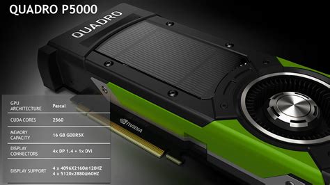 nvidia quadro p5000 latest driver, Vga nvidia quadro p5000 16gb graphics z0b13aa