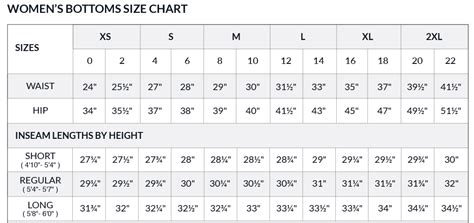 Obermeyer Ski Pants Size Chart