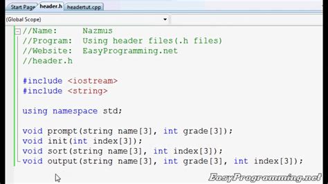 objects files of c programming, C++ classes & objects