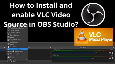 obs vlc video source how to start, Fixed/networked devices