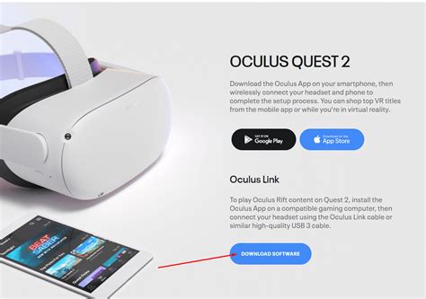 oculus software pc download quest 2, How to set up oculus air link on the meta quest [tutorial]