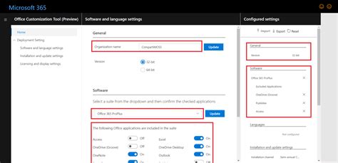 office customization tool - microsoft 365, Office customization tool for click-to-run