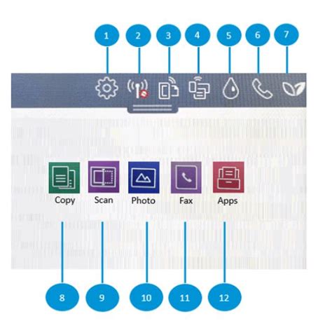 officejet pro 8030 control panel, Hp officejet 8010, pro 8020, 8030 printers