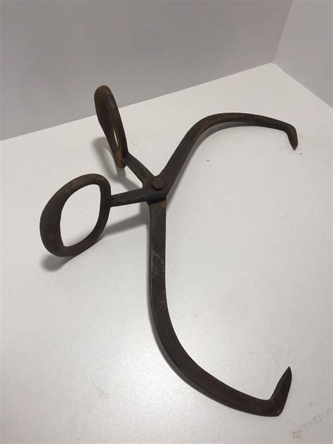 old ice tongs
