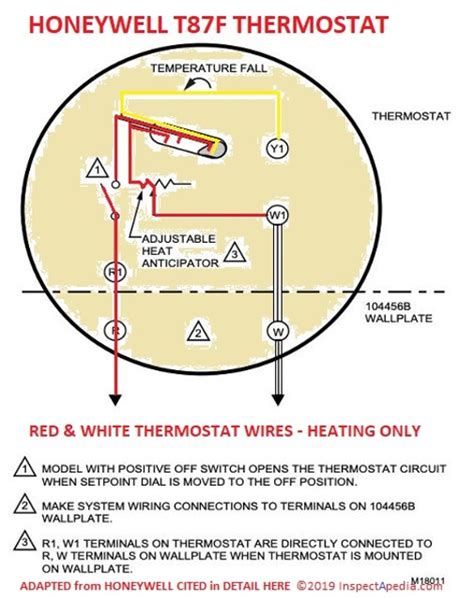 old round honeywell thermostat wiring diagram 