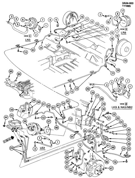 oldsmobile brakes diagram 